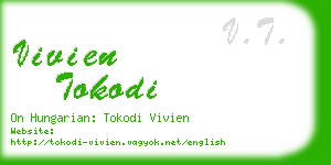 vivien tokodi business card